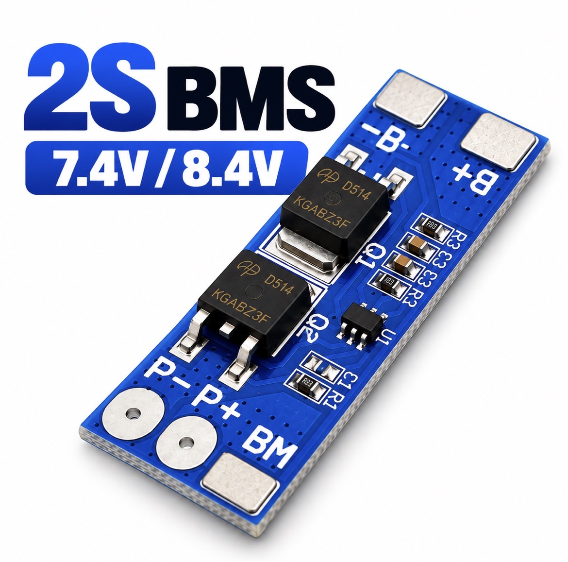 2S 7.4V / 8.4V 8A Li-ion Lithium Battery Protection BMS Board