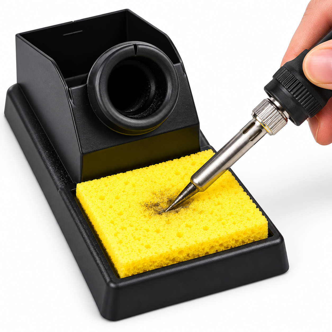 Soldering Iron Tip Cleaning Sponge – 2 Pieces