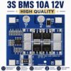 33S 10A 12V BMS for 18650 Lithium-ion Battery
