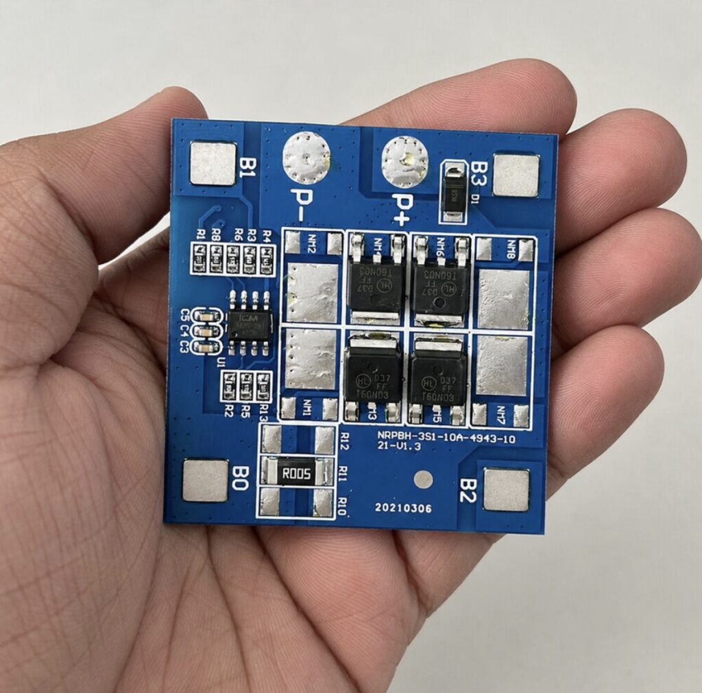 3S 10A 12V BMS for 18650 Lithium-ion Battery Pack | Trickle Charging ...