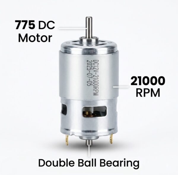 screenshot-43 775 DC Motor 12V 21000RPM Double Ball Bearing High Speed Motor